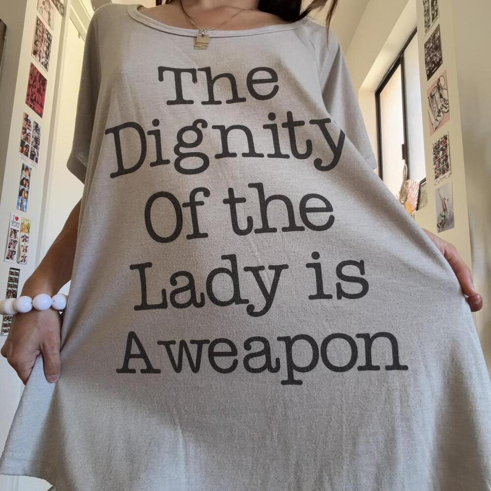 The Dignity Of The Lady T-Shirt Dress